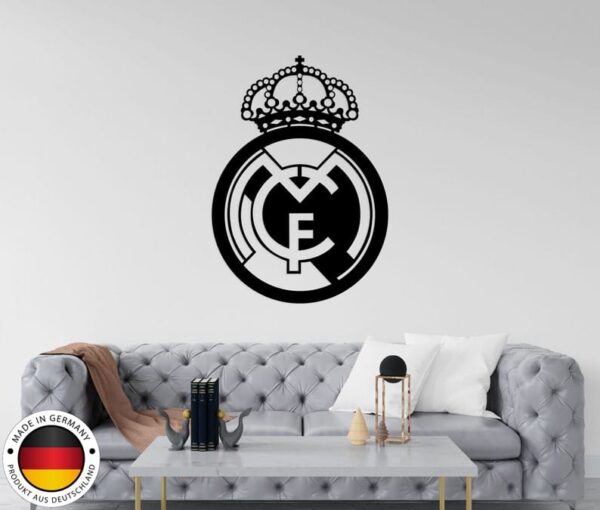 لوحة جدارية فنية لفريق ريال مدريد