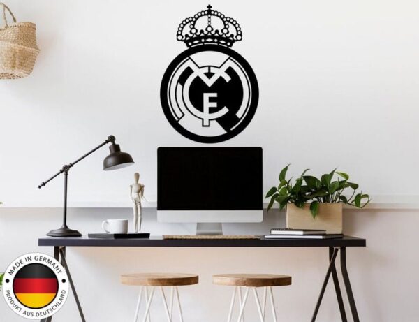 لوحة جدارية فنية لفريق ريال مدريد