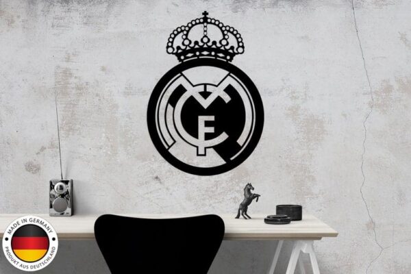 لوحة جدارية فنية لفريق ريال مدريد